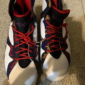 Nike Air Jordan 7 VII Retro Nothin But Net Ugly Sweater 304775-142 Men's Size 12